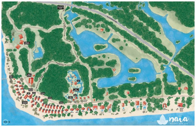 Naia Resort & Spa Property Map